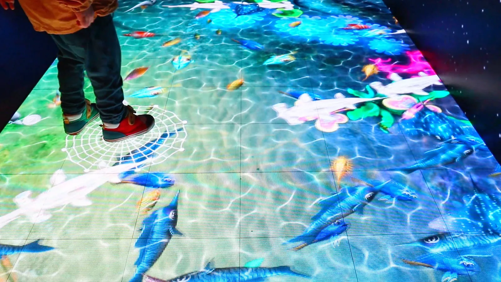 Home Interactive LED floor display