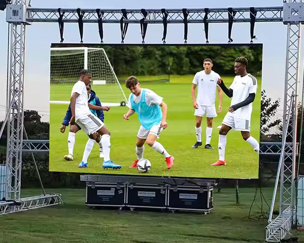 Home Outdoor rental LED display installation